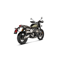 Akrapovic Slip-On Exhaust Triumph Scrambler 1200 Akrapovic Slip-On Exhaust Triumph Scrambler 1200